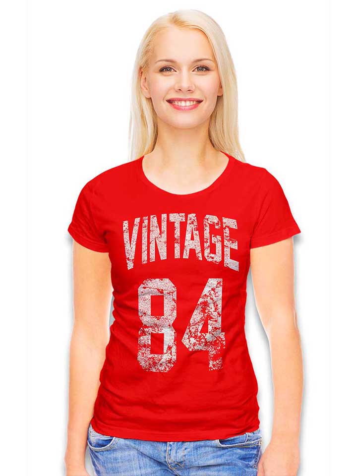 vintage-1984-damen-t-shirt rot 2