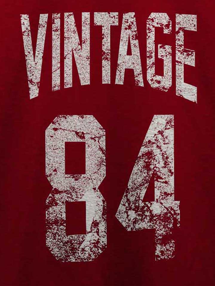 vintage-1984-t-shirt bordeaux 4