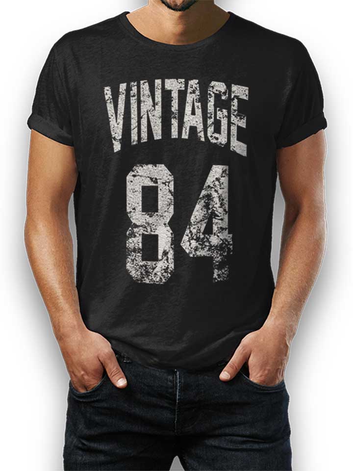 Vintage 1984 T-Shirt schwarz L