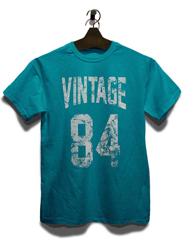 vintage-1984-t-shirt tuerkis 3