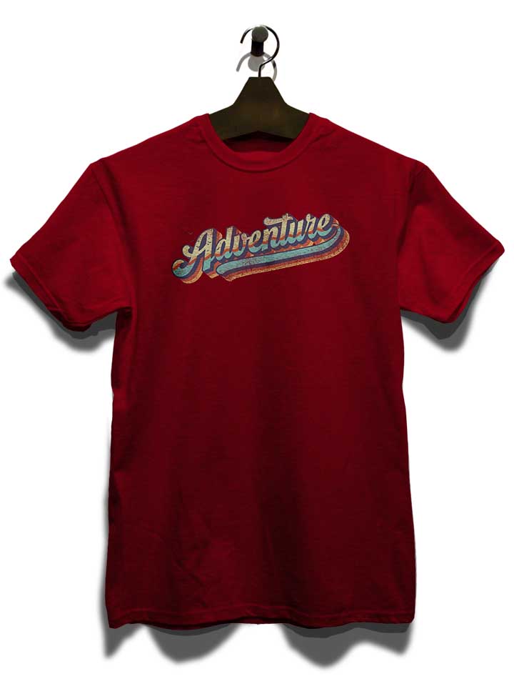 vintage-adventure-t-shirt bordeaux 3