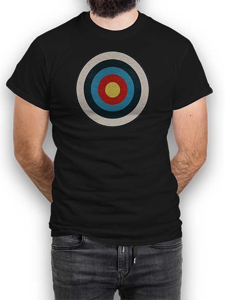 vintage-target-t-shirt schwarz 1