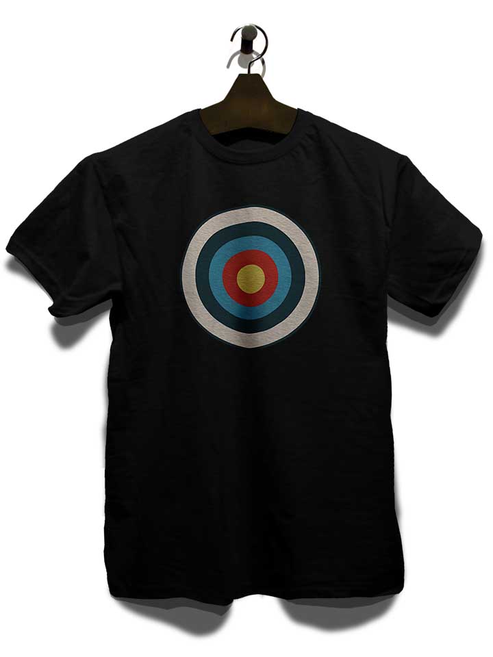 vintage-target-t-shirt schwarz 3