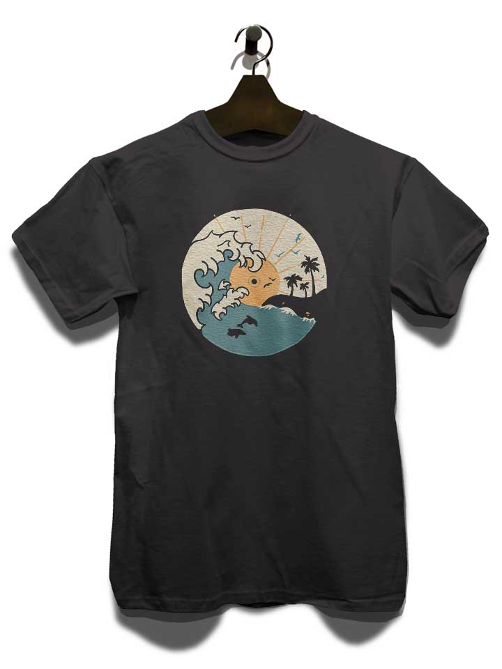 vinyl-beach-t-shirt dunkelgrau 3