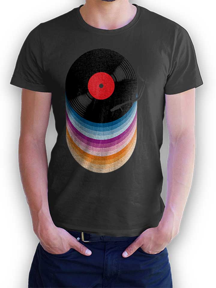 Vinyl Colors T-Shirt grigio-scuro L