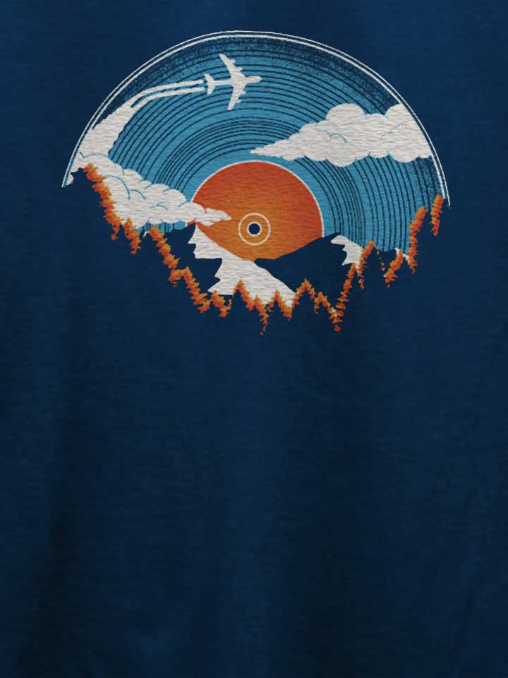 vinyl-sunrise-t-shirt dunkelblau 4