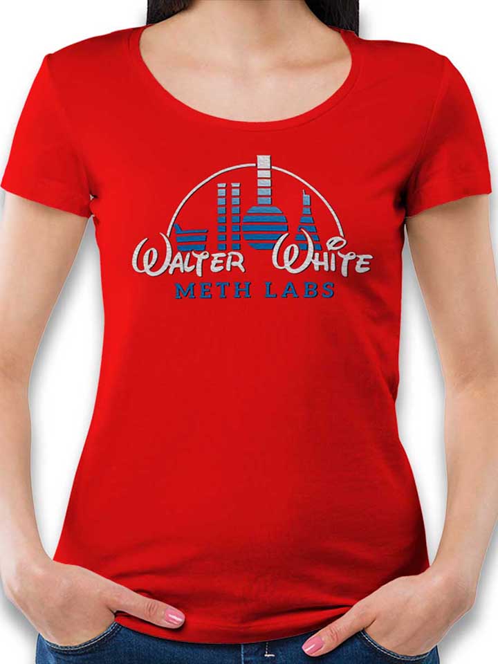 Walter White Meth Labs Damen T-Shirt rot L