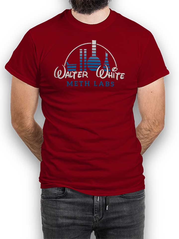 Walter White Meth Labs T-Shirt bordeaux L
