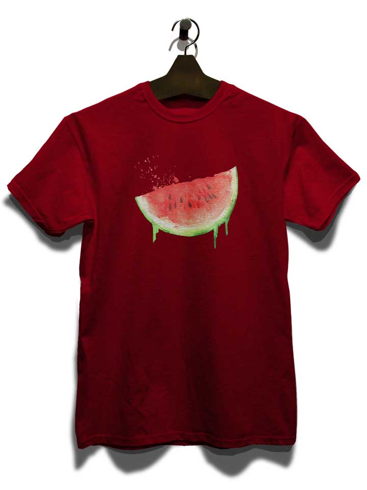 watercolor-watermelon-t-shirt bordeaux 3