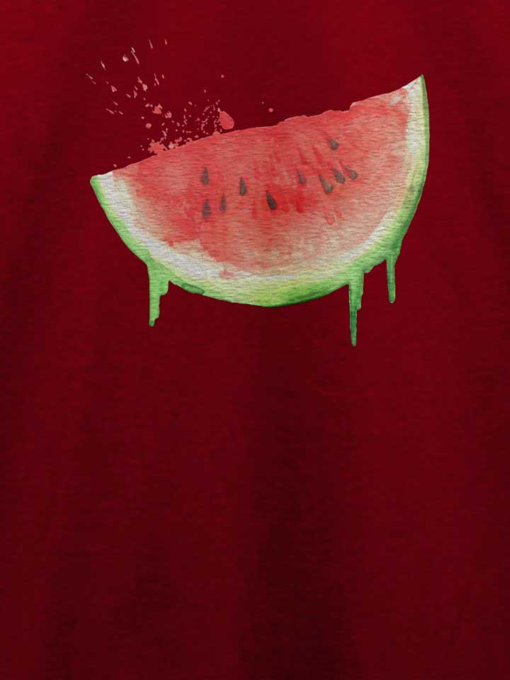 watercolor-watermelon-t-shirt bordeaux 4