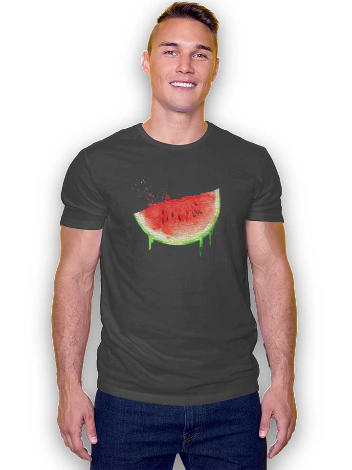 watercolor-watermelon-t-shirt dunkelgrau 2