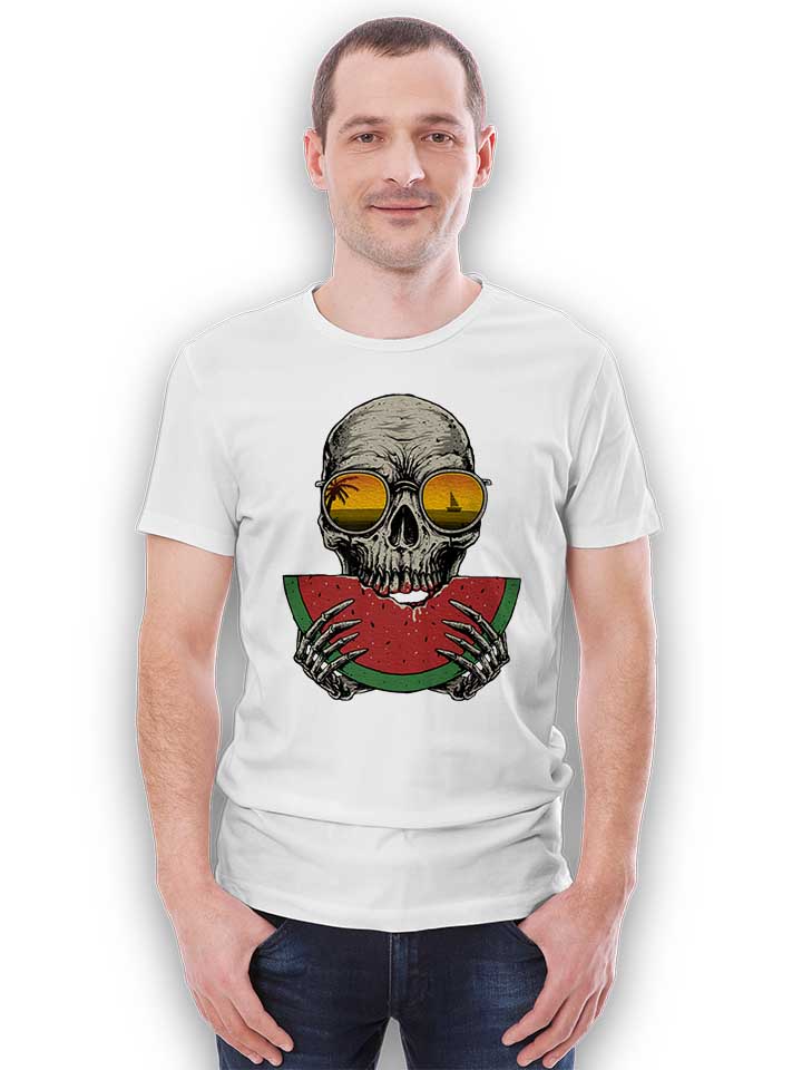 watermelon-skull-t-shirt weiss 2