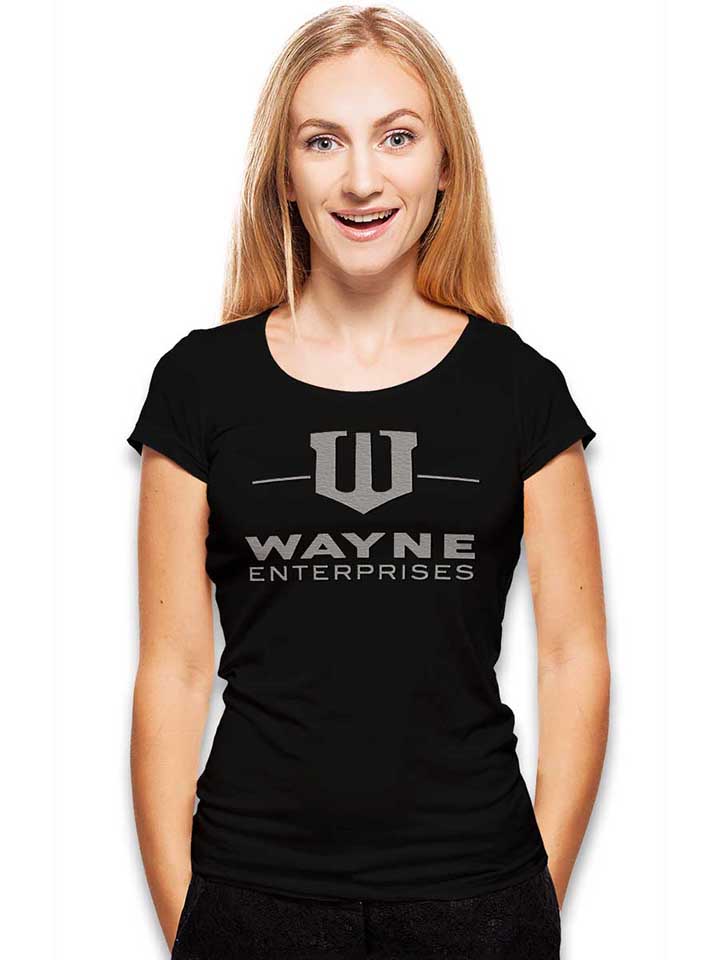 wayne-enterprises-damen-t-shirt schwarz 2