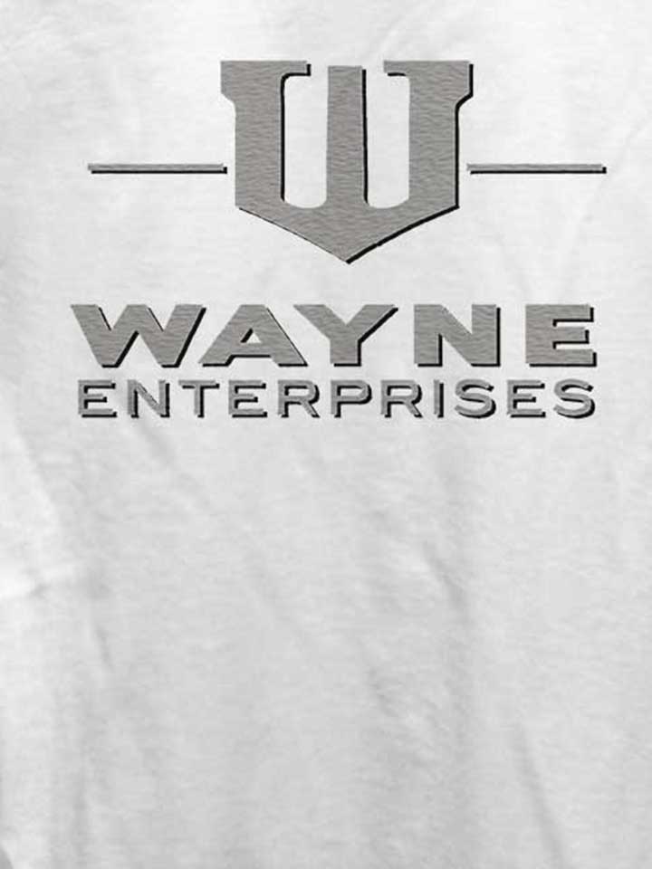 wayne-enterprises-damen-t-shirt weiss 4