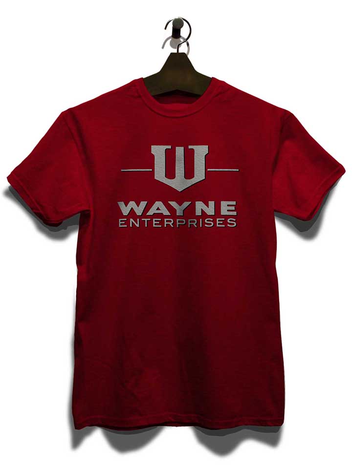wayne-enterprises-t-shirt bordeaux 3