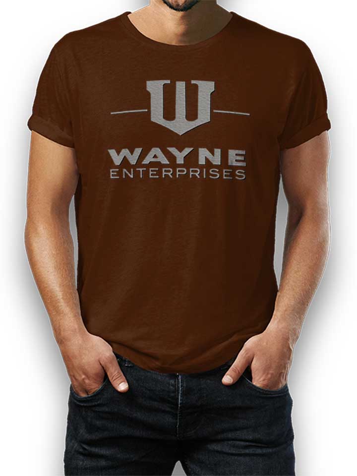 wayne-enterprises-t-shirt braun 1