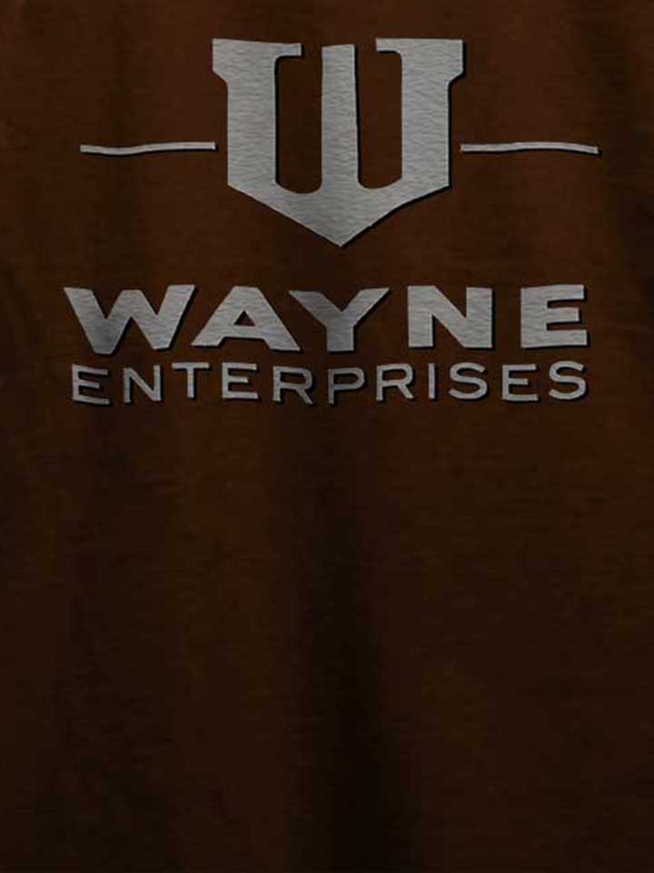 wayne-enterprises-t-shirt braun 4