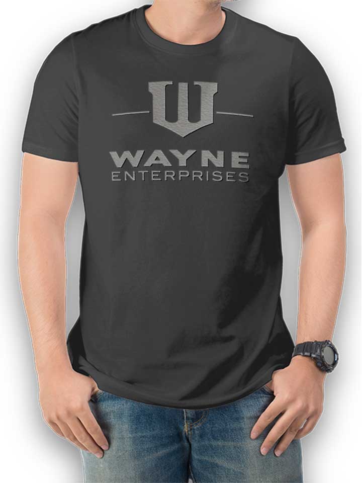 wayne-enterprises-t-shirt dunkelgrau 1