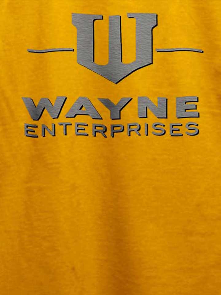 wayne-enterprises-t-shirt gelb 4
