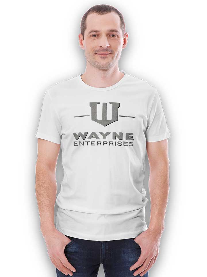 wayne-enterprises-t-shirt weiss 2