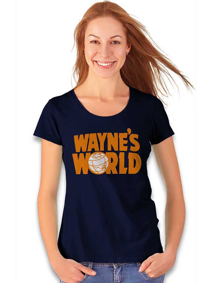 waynes-world-damen-t-shirt dunkelblau 2