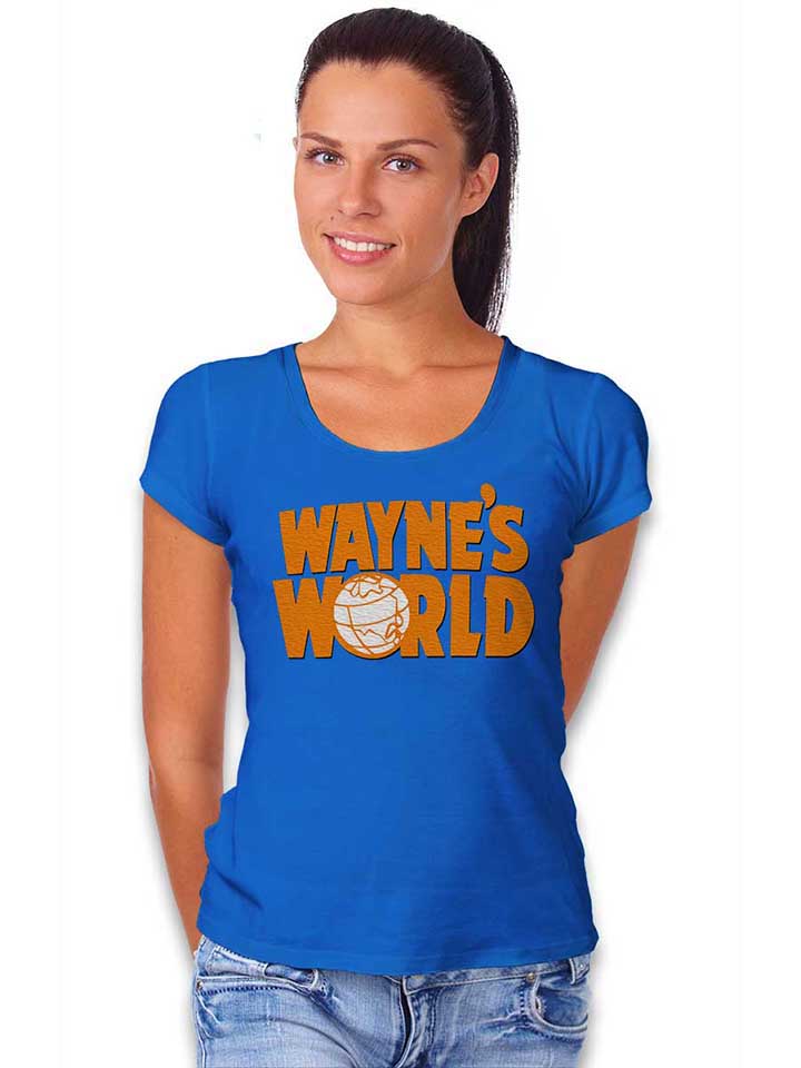 waynes-world-damen-t-shirt royal 2