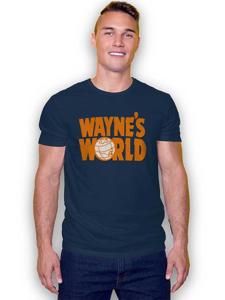 waynes-world-t-shirt dunkelblau 2