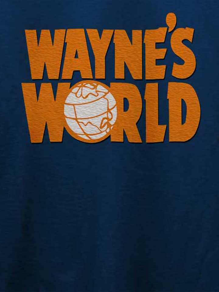 waynes-world-t-shirt dunkelblau 4