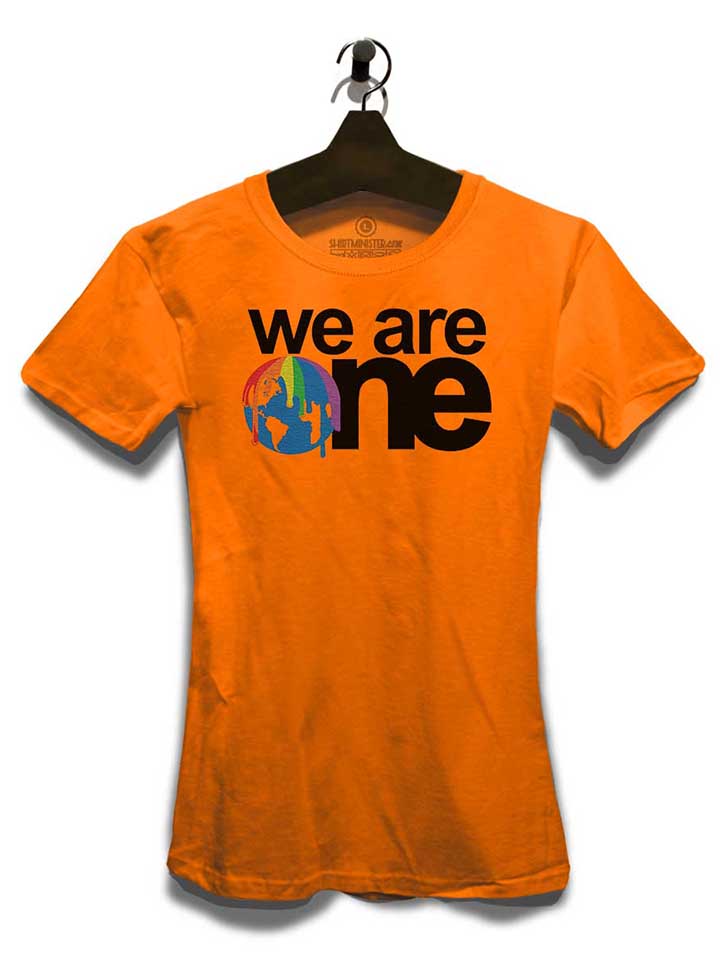 we-are-one-logo-damen-t-shirt orange 3