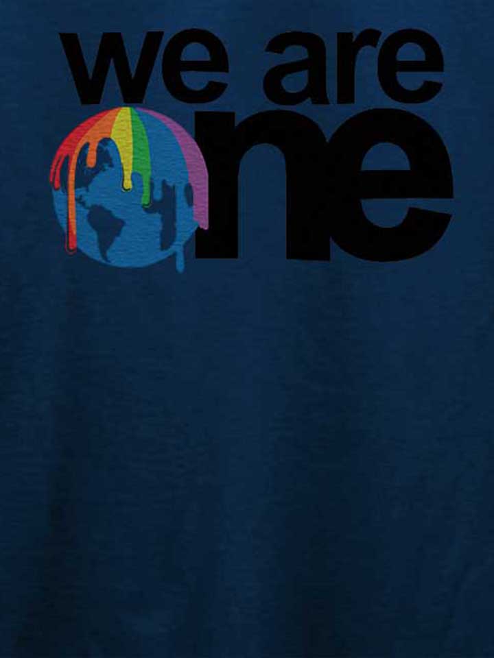 we-are-one-logo-t-shirt dunkelblau 4