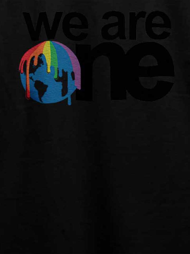 we-are-one-logo-t-shirt schwarz 4