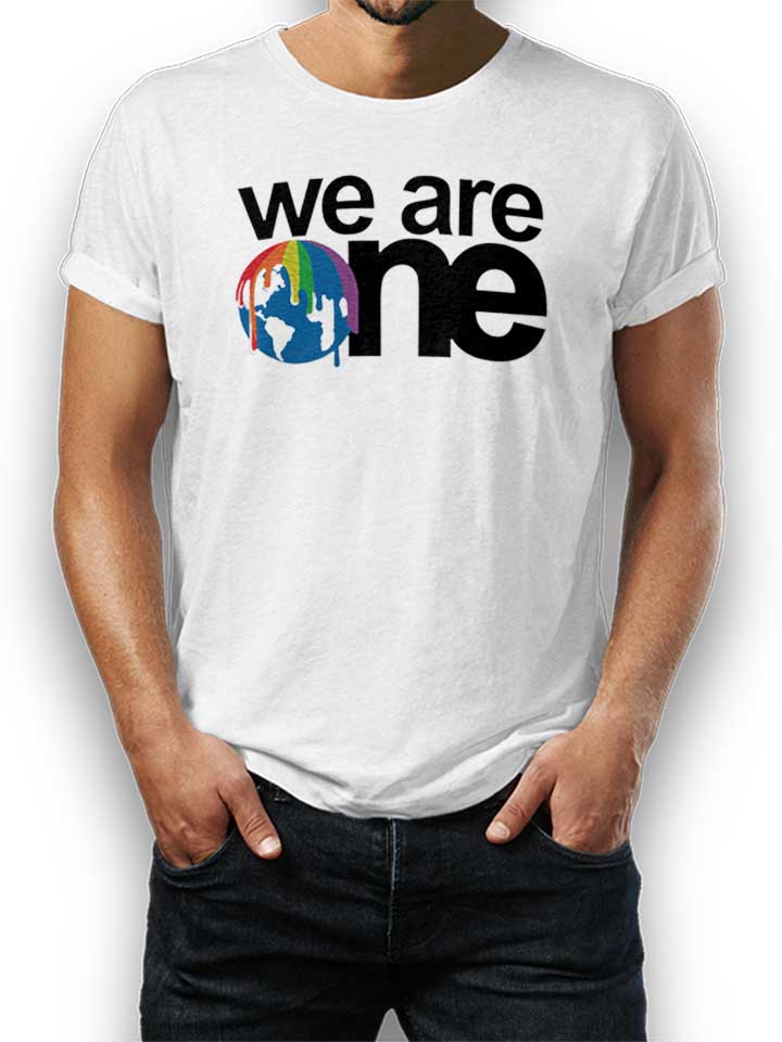 we-are-one-logo-t-shirt weiss 1