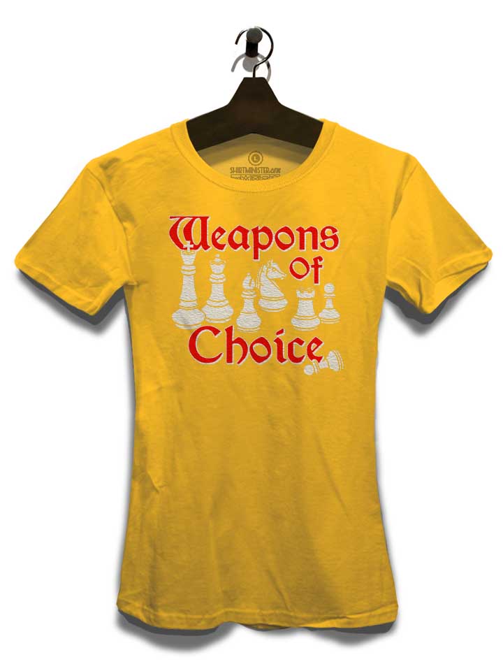 weapons-of-choice-chess-damen-t-shirt gelb 3
