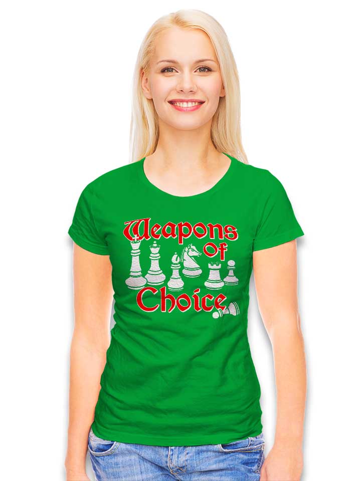 weapons-of-choice-chess-damen-t-shirt gruen 2