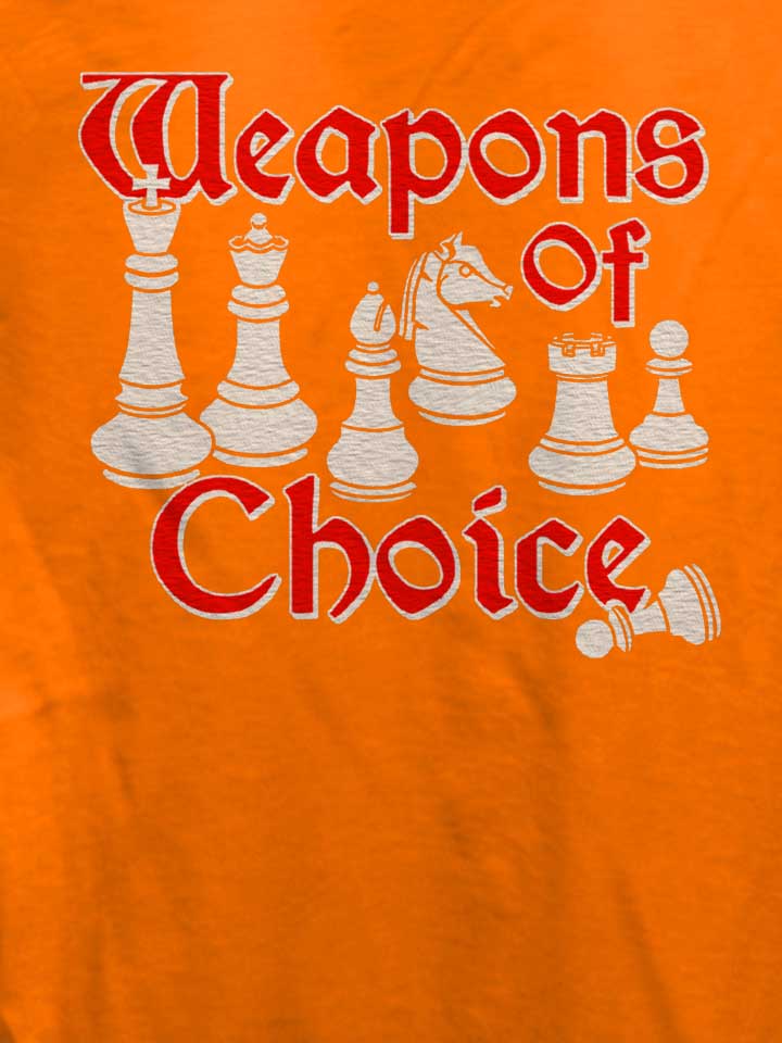 weapons-of-choice-chess-damen-t-shirt orange 4