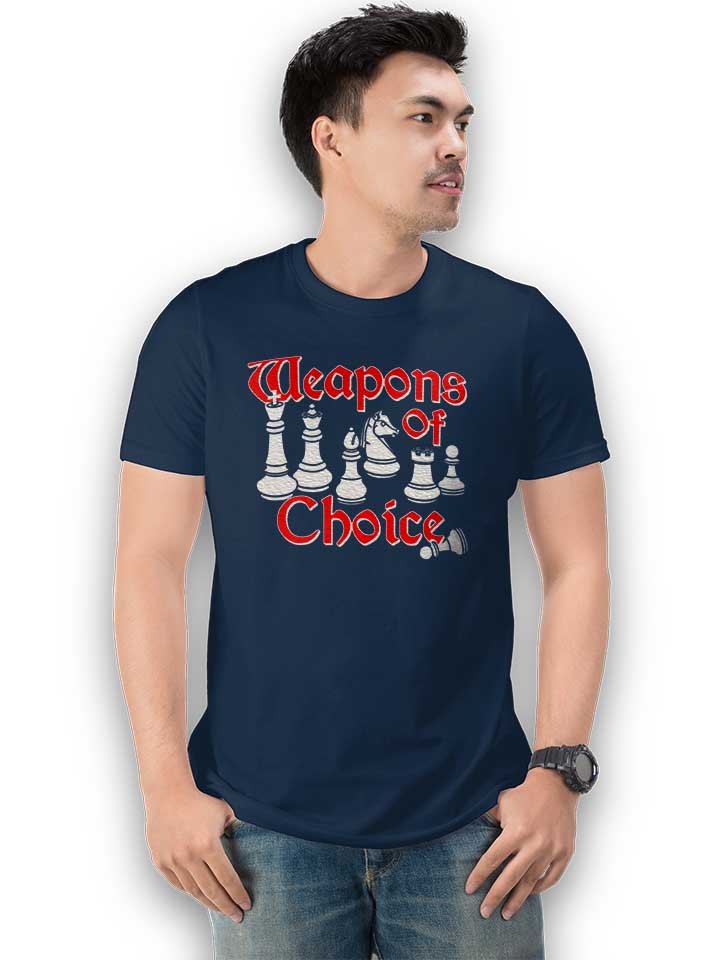 weapons-of-choice-chess-t-shirt dunkelblau 2