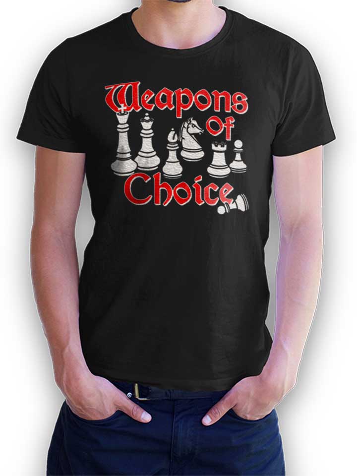 Weapons Of Choice Chess T-Shirt nero L