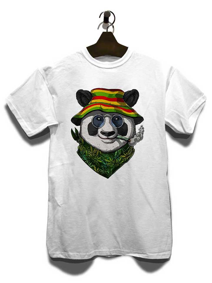 weed-panda-t-shirt weiss 3