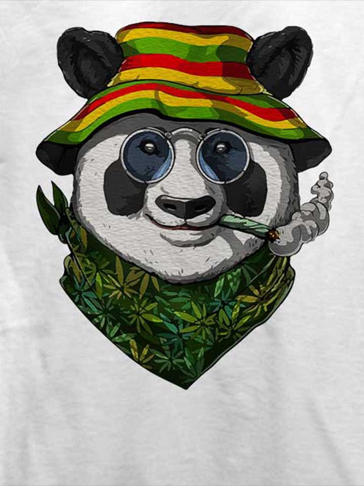weed-panda-t-shirt weiss 4