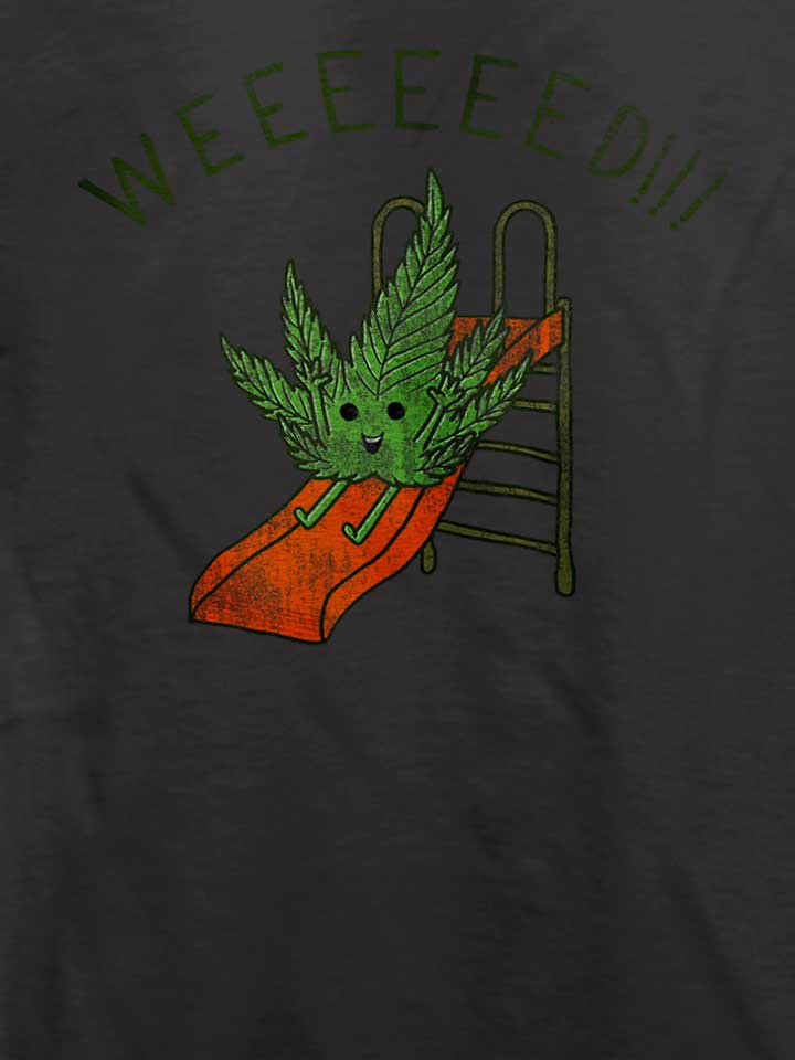 weed-slider-cartoon-t-shirt dunkelgrau 4