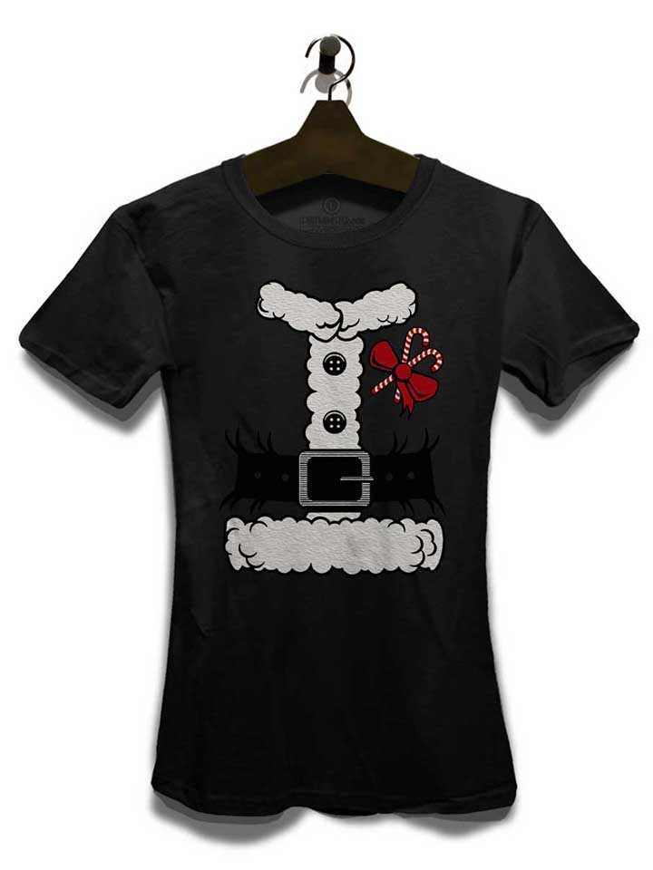 weihnachtsmann-damen-t-shirt schwarz 3