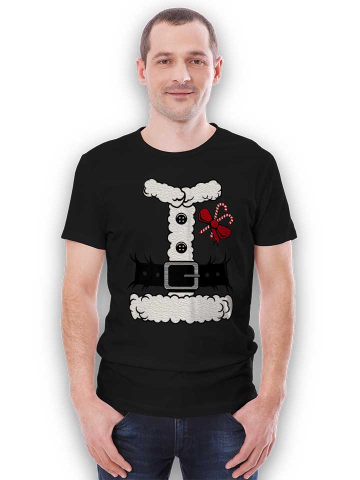weihnachtsmann-t-shirt schwarz 2