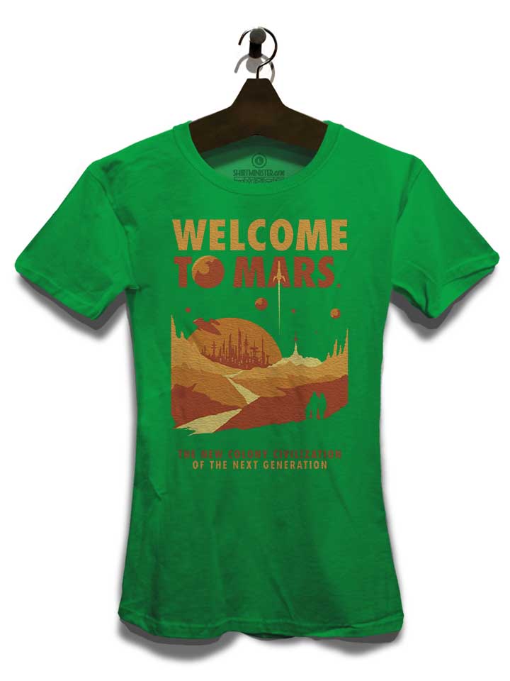 welcom-to-mars-damen-t-shirt gruen 3