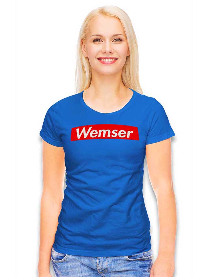 wemser-damen-t-shirt royal 2
