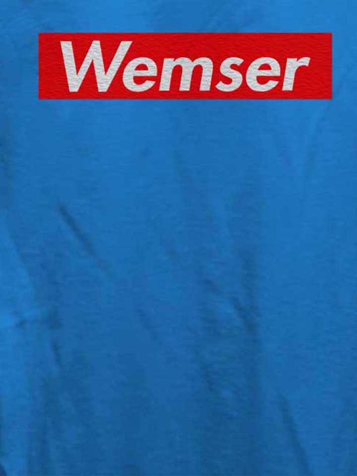 wemser-damen-t-shirt royal 4