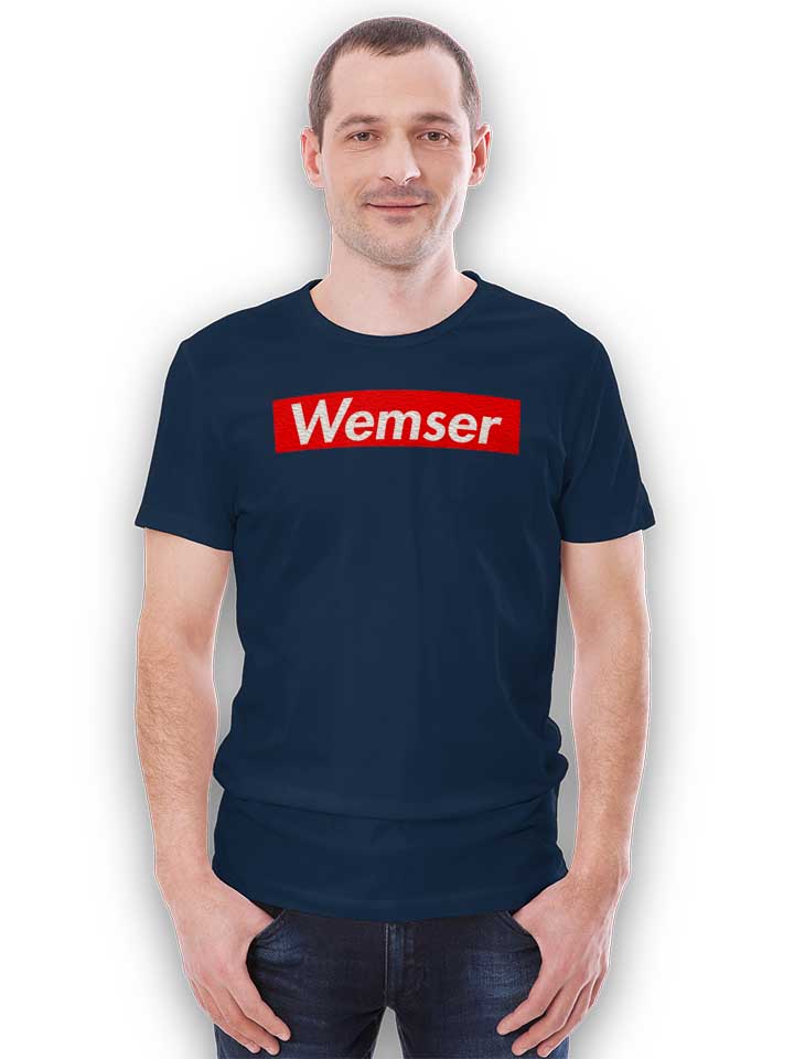 wemser-t-shirt dunkelblau 2