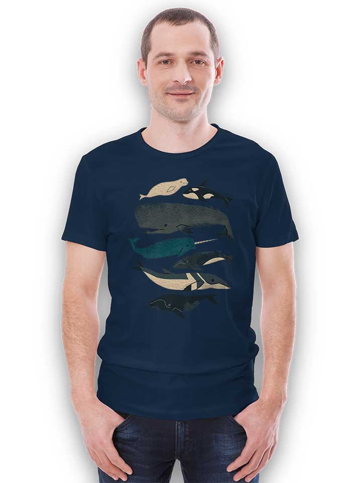 whales-t-shirt dunkelblau 2