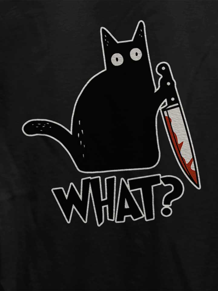 what-knife-cat-damen-t-shirt schwarz 4