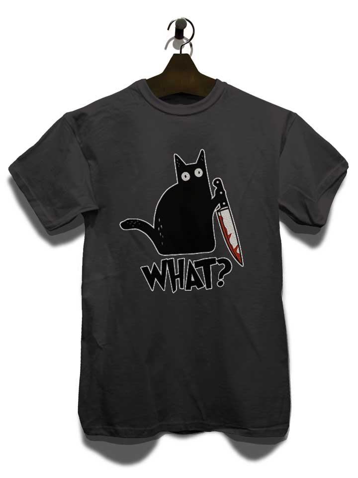 what-knife-cat-t-shirt dunkelgrau 3