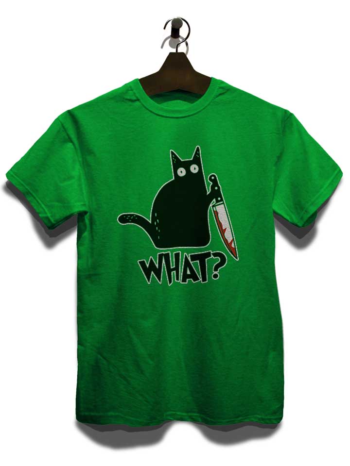 what-knife-cat-t-shirt gruen 3